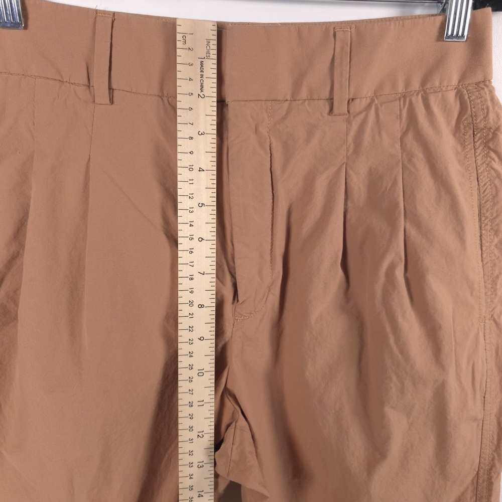 EVERLANE High Rise Straight‎ Leg Casual Pants Pleated 100% Cotton Size 4 - Picture 4 of 12